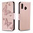 Leather Case Stands Butterfly Flip Cover Holder B01F for Samsung Galaxy M10S