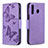 Leather Case Stands Butterfly Flip Cover Holder B01F for Samsung Galaxy M30