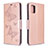 Leather Case Stands Butterfly Flip Cover Holder B01F for Samsung Galaxy M40S