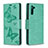 Leather Case Stands Butterfly Flip Cover Holder B01F for Samsung Galaxy Note 10 5G