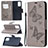 Leather Case Stands Butterfly Flip Cover Holder B01F for Samsung Galaxy Note 20 5G