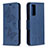 Leather Case Stands Butterfly Flip Cover Holder B01F for Samsung Galaxy S20 FE (2022) 5G Blue