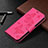 Leather Case Stands Butterfly Flip Cover Holder B01F for Vivo Y11 (2023)