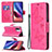 Leather Case Stands Butterfly Flip Cover Holder B01F for Xiaomi Mi 11i 5G