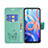 Leather Case Stands Butterfly Flip Cover Holder B01F for Xiaomi Redmi Note 11 5G