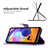 Leather Case Stands Butterfly Flip Cover Holder B02F for Samsung Galaxy A31