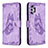 Leather Case Stands Butterfly Flip Cover Holder B02F for Samsung Galaxy A32 5G