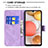 Leather Case Stands Butterfly Flip Cover Holder B02F for Samsung Galaxy A42 5G