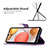 Leather Case Stands Butterfly Flip Cover Holder B02F for Samsung Galaxy A42 5G