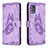 Leather Case Stands Butterfly Flip Cover Holder B02F for Samsung Galaxy A51 5G