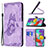 Leather Case Stands Butterfly Flip Cover Holder B02F for Samsung Galaxy A51 5G