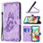 Leather Case Stands Butterfly Flip Cover Holder B02F for Samsung Galaxy A71 4G A715