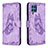 Leather Case Stands Butterfly Flip Cover Holder B02F for Samsung Galaxy M32 4G