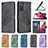 Leather Case Stands Butterfly Flip Cover Holder B02F for Samsung Galaxy S20 FE 4G