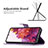 Leather Case Stands Butterfly Flip Cover Holder B02F for Samsung Galaxy S20 FE 4G