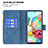 Leather Case Stands Butterfly Flip Cover Holder B03F for Samsung Galaxy A71 4G A715