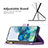 Leather Case Stands Butterfly Flip Cover Holder B03F for Samsung Galaxy S20 Plus 5G