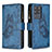 Leather Case Stands Butterfly Flip Cover Holder B03F for Samsung Galaxy S20 Ultra