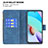 Leather Case Stands Butterfly Flip Cover Holder B03F for Xiaomi Redmi 10 4G