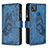 Leather Case Stands Butterfly Flip Cover Holder B03F for Xiaomi Redmi 9 Activ