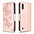 Leather Case Stands Butterfly Flip Cover Holder B13F for Samsung Galaxy A01 SM-A015