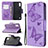 Leather Case Stands Butterfly Flip Cover Holder B13F for Samsung Galaxy A01 SM-A015