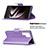 Leather Case Stands Butterfly Flip Cover Holder B13F for Samsung Galaxy S22 Ultra 5G