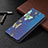 Leather Case Stands Butterfly Flip Cover Holder for Apple iPhone 14 Plus Blue