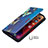 Leather Case Stands Butterfly Flip Cover Holder for Apple iPhone 15 Blue