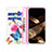 Leather Case Stands Butterfly Flip Cover Holder for Apple iPhone 15 Pink