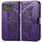 Leather Case Stands Butterfly Flip Cover Holder for Asus ROG Phone 7 Pro Purple