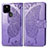 Leather Case Stands Butterfly Flip Cover Holder for Google Pixel 4a 5G Clove Purple