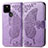 Leather Case Stands Butterfly Flip Cover Holder for Google Pixel 5a 5G Clove Purple