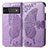 Leather Case Stands Butterfly Flip Cover Holder for Google Pixel 6 Pro 5G Clove Purple