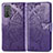 Leather Case Stands Butterfly Flip Cover Holder for Huawei Honor 10X Lite Purple