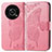 Leather Case Stands Butterfly Flip Cover Holder for Huawei Honor Magic4 Lite 5G Hot Pink