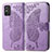 Leather Case Stands Butterfly Flip Cover Holder for Huawei Honor X10 Max 5G Clove Purple