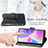 Leather Case Stands Butterfly Flip Cover Holder for Huawei Honor X30i