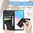 Leather Case Stands Butterfly Flip Cover Holder for Huawei Nova 8i