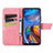 Leather Case Stands Butterfly Flip Cover Holder for Motorola Moto E32s