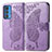 Leather Case Stands Butterfly Flip Cover Holder for Motorola Moto Edge 20 Pro 5G Clove Purple