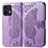 Leather Case Stands Butterfly Flip Cover Holder for Motorola Moto Edge 40 Pro 5G Clove Purple