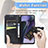 Leather Case Stands Butterfly Flip Cover Holder for Motorola Moto G Stylus (2023) 4G