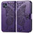 Leather Case Stands Butterfly Flip Cover Holder for Motorola Moto G50 5G Purple