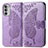 Leather Case Stands Butterfly Flip Cover Holder for Motorola Moto G52j 5G