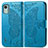 Leather Case Stands Butterfly Flip Cover Holder for Nokia C12 Plus Blue