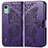 Leather Case Stands Butterfly Flip Cover Holder for Nokia C12 Plus Purple