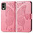 Leather Case Stands Butterfly Flip Cover Holder for Nokia C210