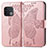 Leather Case Stands Butterfly Flip Cover Holder for OnePlus 10 Pro 5G Rose Gold