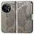 Leather Case Stands Butterfly Flip Cover Holder for OnePlus 11 5G Gray